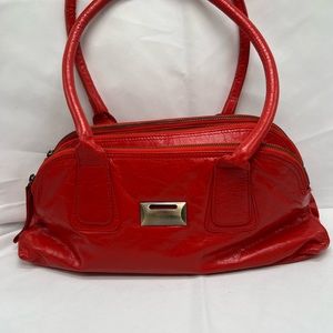 Latico Red Leather Handbag